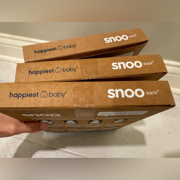 Happiest Baby SNOO Sacks - GRAY with white stars - Picture 4 of 9